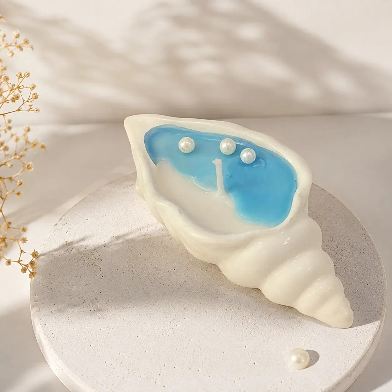 Oceanic Shell Candle