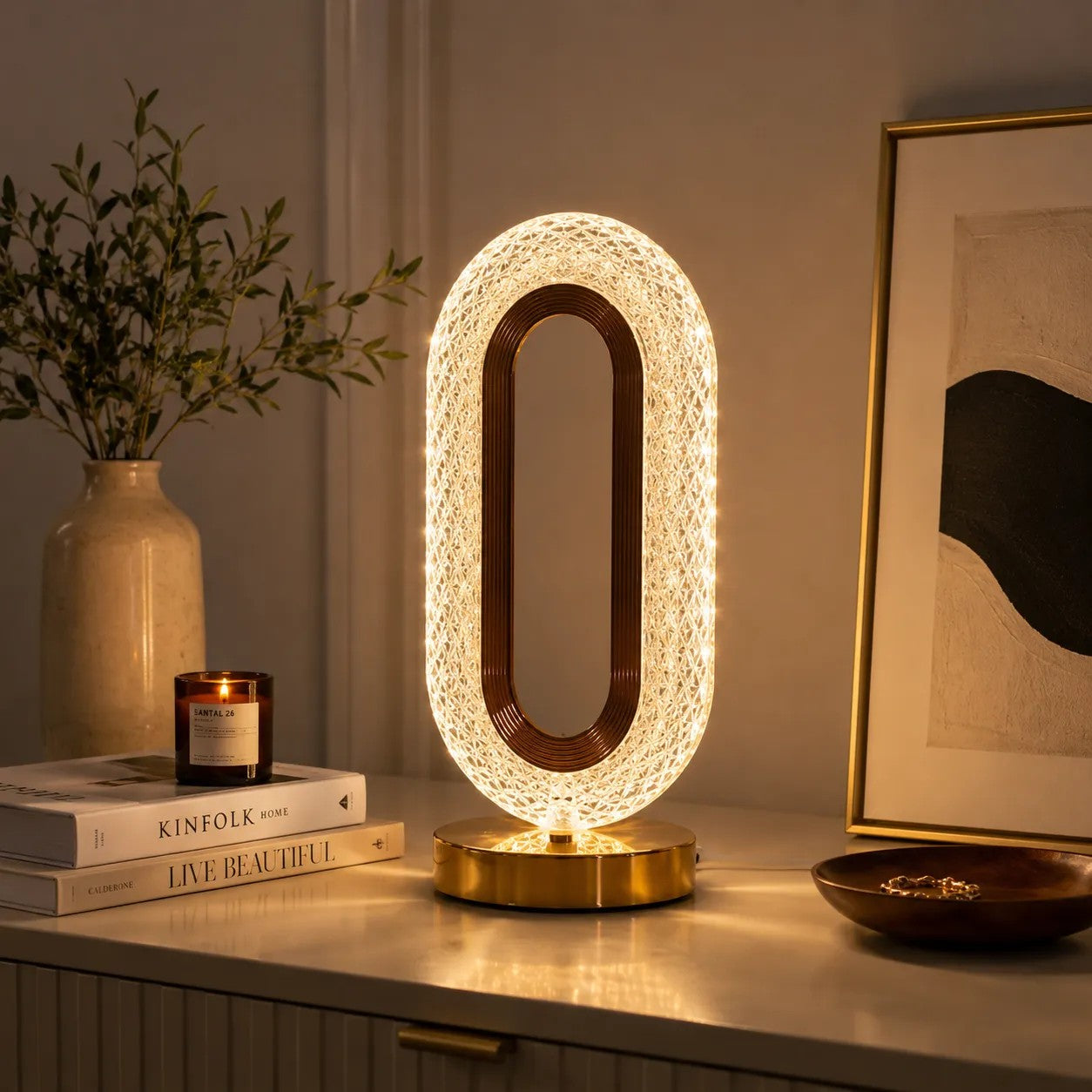 Diamond Pattern Night Lamp