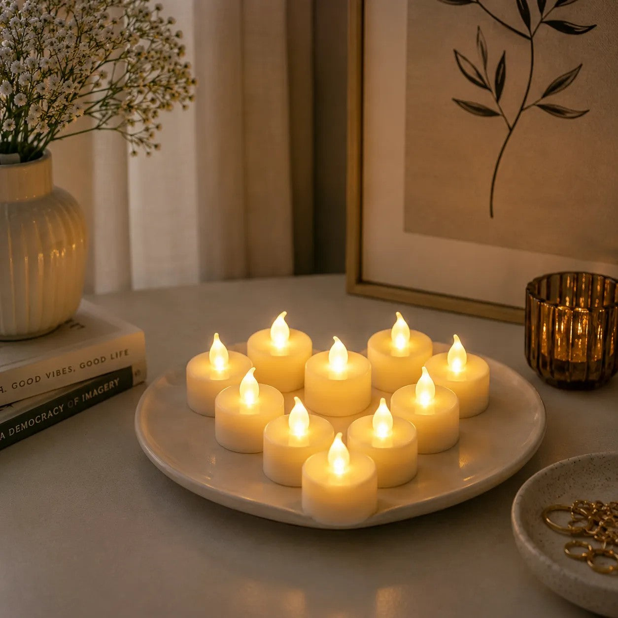 LED Tealight Candles - Pack of 3